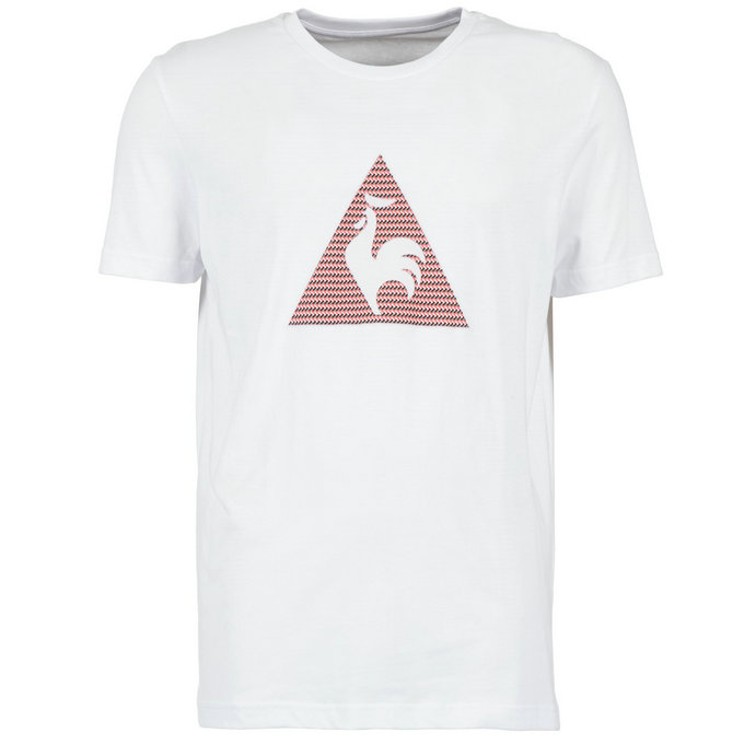 Le Coq Sportif Geo T Blanc - T-Shirts Manches Courtes Homme